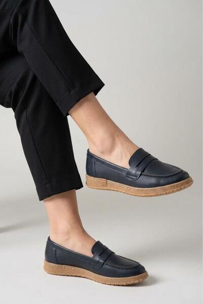 PİSAGOR Ps-235 Women's Genuine Leather Orthopedic Casual Shoes