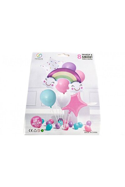 OEM Baloane 8/Set 2 Nori Zambareti Si Curcubeu