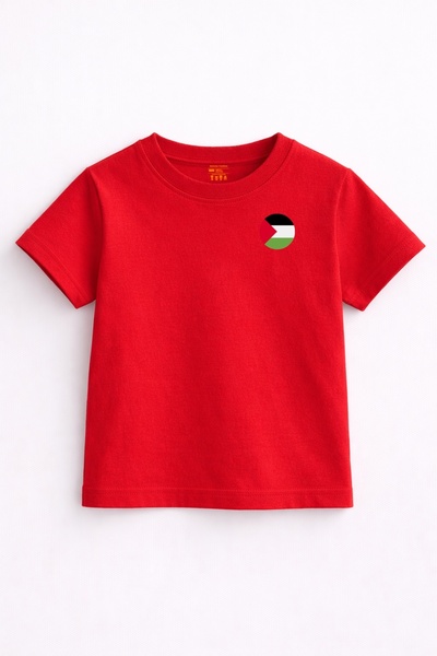 Rabona Fashion Freedom Circle – Palestine Flag Printed Kids' T-Shirt
