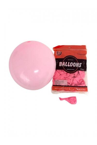 OEM Simple Latex Balloons 100/Set Pink