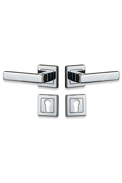 Generic Pack of 2 Premium Aluminum Door Handle with Cylinder Hole – Luxury Do...