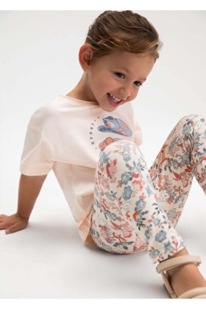 MAYORAL Yazlık Kız Çocuk 2'li Tayt Takım - Mavi