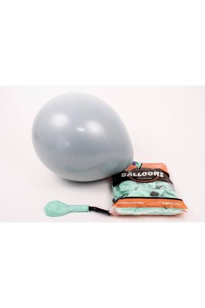 OEM Matte Latex Balloons 50/Set Grey