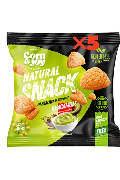 Corn & Joy Pachet: 5 X Pufuleti fara gluten, cu guacamole, 40g