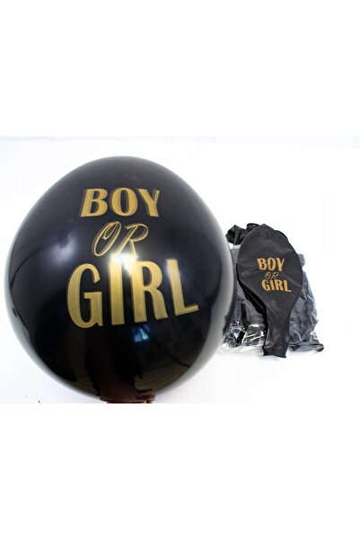 OEM Jumbo Balloons 10/set 80cm Black Boy Or Girl