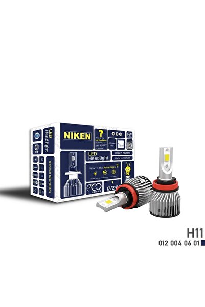 Niken H11 Led Xenon Eco Serisi 21-24V 8000 Lümen 6500K 40W