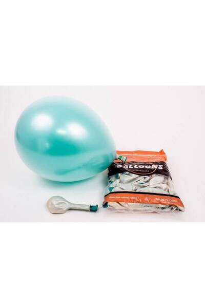 OEM Matte Latex Balloons 50/Set Turquoise