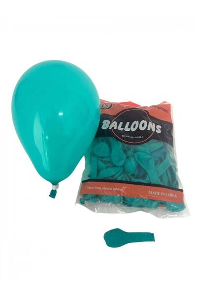 OEM Matte Latex Balloons 100/Set 5"Turquoise