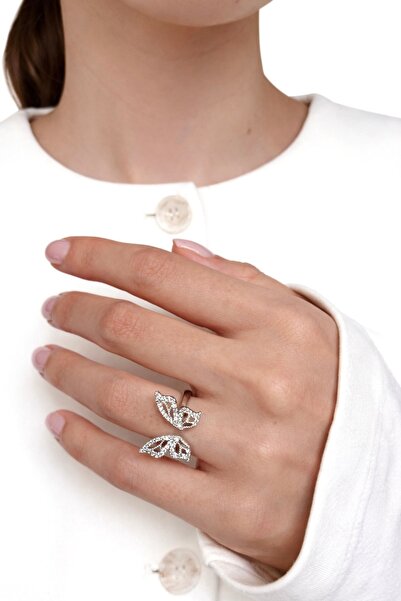 Ressia Stoned Wing Ring