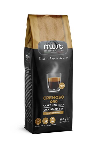 must ESPRESSO ITALIANO ESPRESSO ITALIANO Cremoso Oro Ground Coffee, 250 g