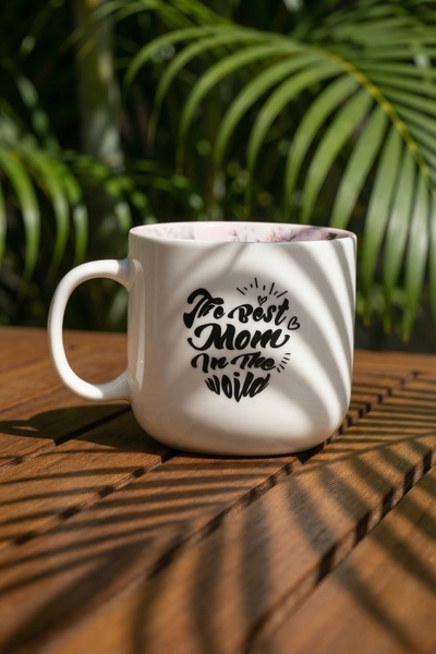 ACAR Julya Porcelain Mug Pink - 415 ml