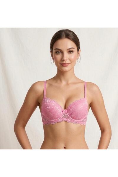 irem içgiyim Women's Wireless Lace Bra