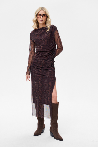 Blue Shadow Rochie Minelli Chocolate 36/38