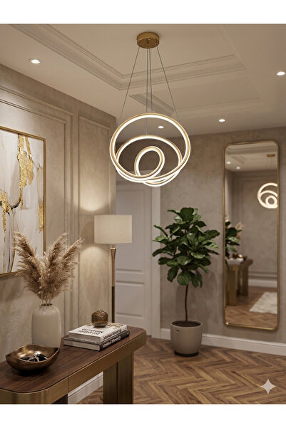 Baviyer Aydınlatma Talya Gold 3 Renk Led avize