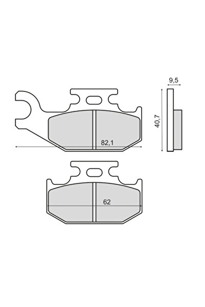 RMS Placute frana Suzuki King Quad 700 fata