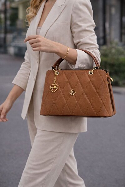 YADE MODA Γυναικεία τσάντα ώμου με δύο θήκες, επενδυμένη εσωτερικά, με ρυθμιζ...