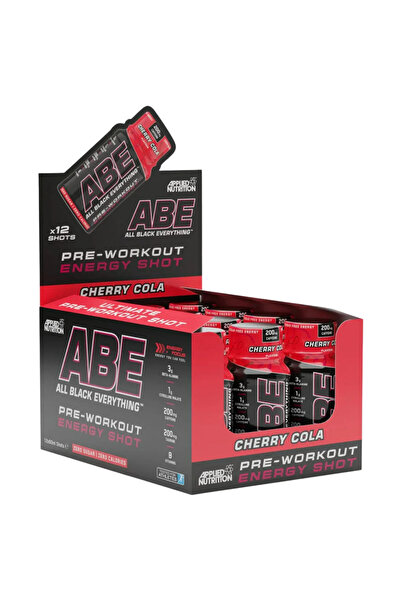 Abe Berry Work Out Aba Power Shot Cherry Cola -Box of 12 Pieces - Energy Shot...