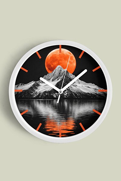 JHAAR Αφηρημένο - Μποέμ - Φύση - Μοντέρνο ρολόι τοίχου με θέα στη θάλασσα - 4...