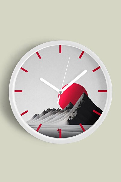 JHAAR Αφηρημένο - Μποέμ - Φύση - Μοντέρνο ρολόι τοίχου με θέα στη θάλασσα - 2...