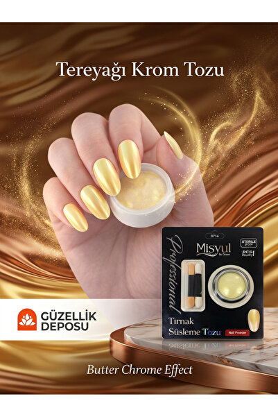 Güzellik Deposu Tereyağı Krom Tozu - Butter Chrome Effect Islak Görünümlü Alt...