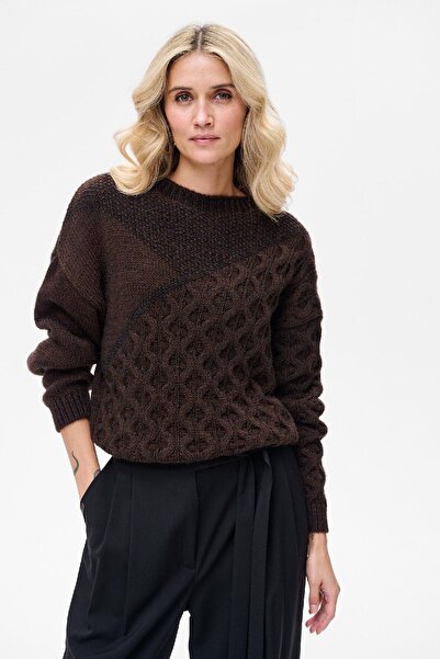 Blue Shadow Women's Cavo Dark Chocolate Sweater 40/42