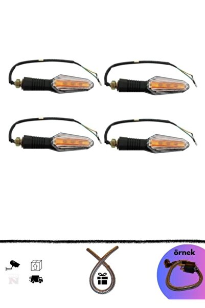 GMS Mondial MH Drift Ledli Sinyal Takımı 4 adet (+buji kablo kılıfı)