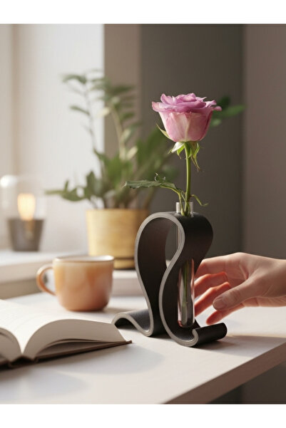 OEM Modern decorative vase with glass tube – Artistic minimalist design