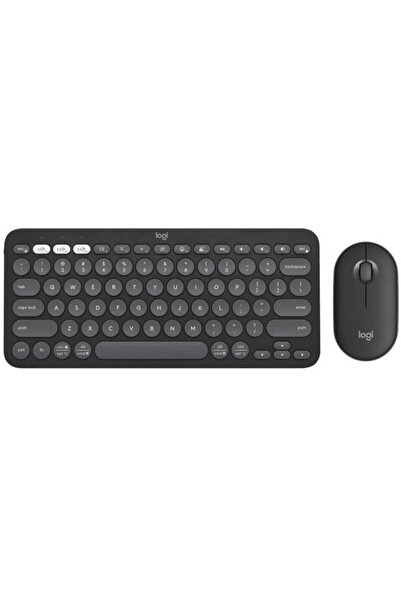 logitech Kit tastatura + mouse Pebble 2 Combo, Negru