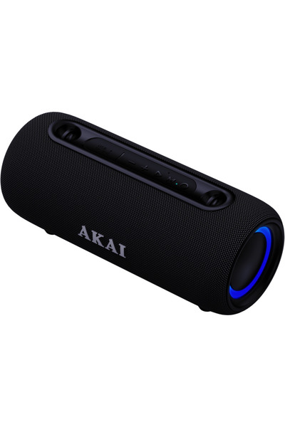 AKAI Portable Speaker ABTSW-40, 15W, Bluetooth, TWS, IPX5, Black