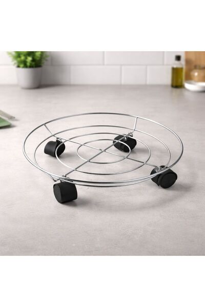 LUXURY Iron Gas Cylinder Trolley with Four Wheels for Easy Transportation