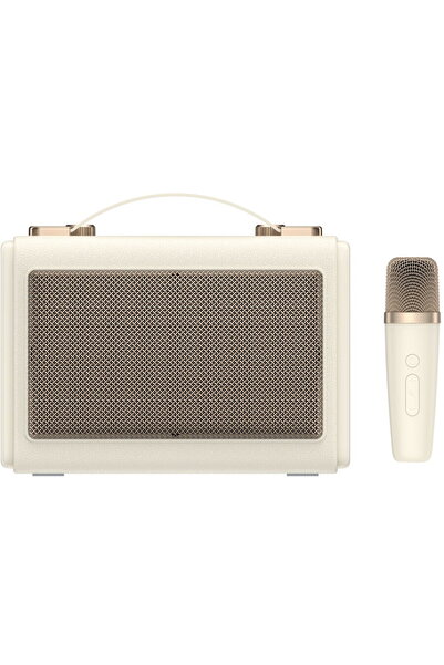 Havit Boxa karaoke SK823BT, cu microfon, Bluetooth 5.3, Bej