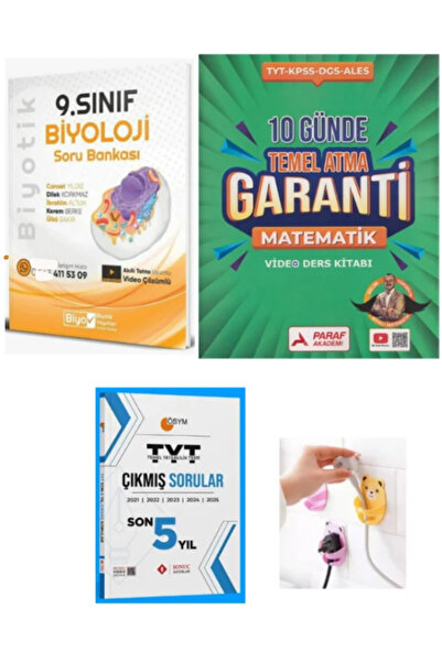 Bilgi Sarmal Yayınları Biyotik 9.Sınıf biyoloji ve Temel Atma Garanti Matemat...
