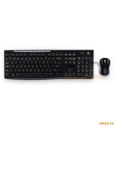 logitech Kit wireless 'MK270' Tastatură wireless + mouse, USB, negru '920-004...