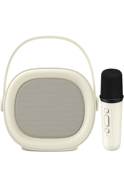 Havit SK819BT karaoke speaker, with microphone, Bluetooth Type-C, Beige