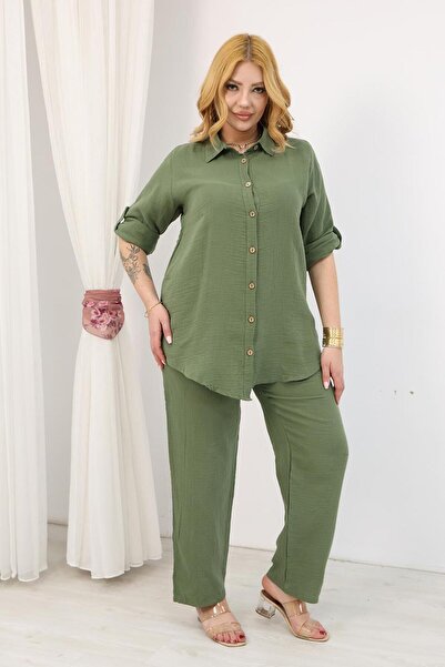 Siyezen Large Size Muslin Cotton Fabric Set