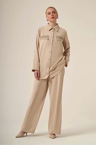 FTZ WOMEN Women's Benetti Stone Set Beige 31287