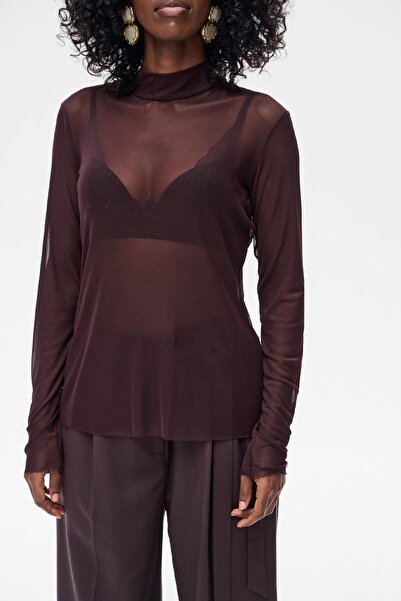 Blue Shadow Nefanus Chocolate Women's Turtleneck 44/46