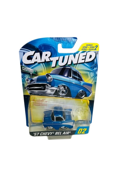 zeynepin atolyesi Cartuned S2 1957 Chevy Bel Air Blue Custom Car 529699
