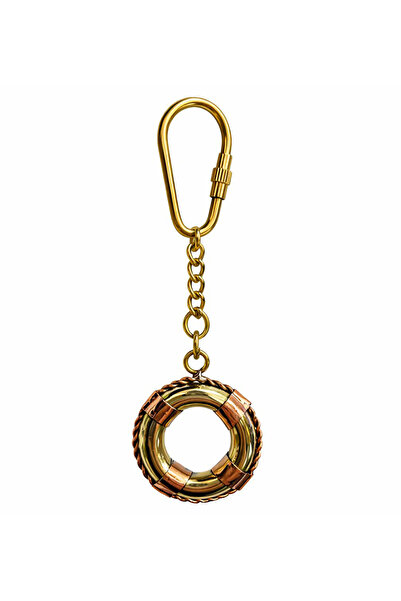 TTT Brass Sea Ring Keychain
