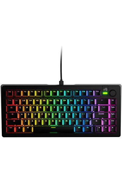 Glorious Tastatura mecanica GMMK 3, Fox Switches, 81 taste, USB, Cu fir, Negru