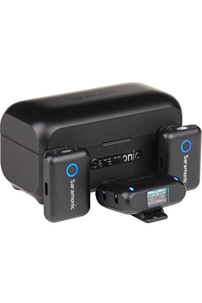 Saramonic Kit microfon wireless Blink500B2+ 2TX+RX 2.4 GHz, display OLED, car...