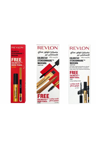 Revlon Duo CS Xtensionnaire Mascr + CS Brow Pencil Combo