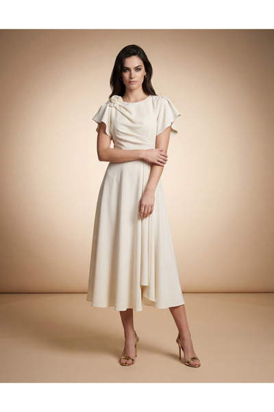 Vessmary Rochie de ocazie VSM1055 din voal triplu