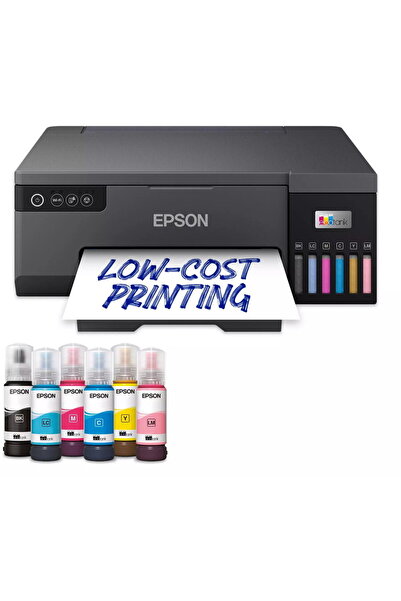 EPSON Imprimanta InkJet Color EcoTank L8050, Negru