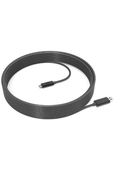 logitech Cablu de date 939-001799, USB - USB-C, 10m, Negru