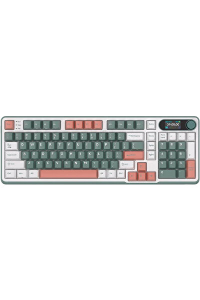 ROYAL KLUDGE Tastatură Gaming RK-S98, Switch-uri Brown, iluminare RGB, cu fir...