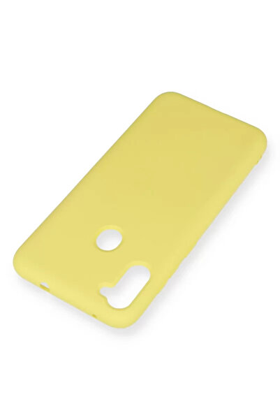 ZEMİRA HOME Newface Samsung Galaxy A11 Case Nano Inside Velvet Silicone - Yellow