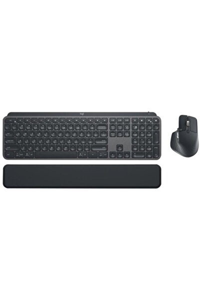 logitech Kit Tastatură cu mouse MX Keys Combo pentru Afaceri Gen 2 Grafit, Negru
