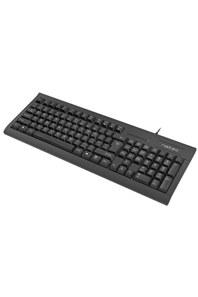 Natec Tastatura MORAY, layout US, card SMART ID, USB, Negru