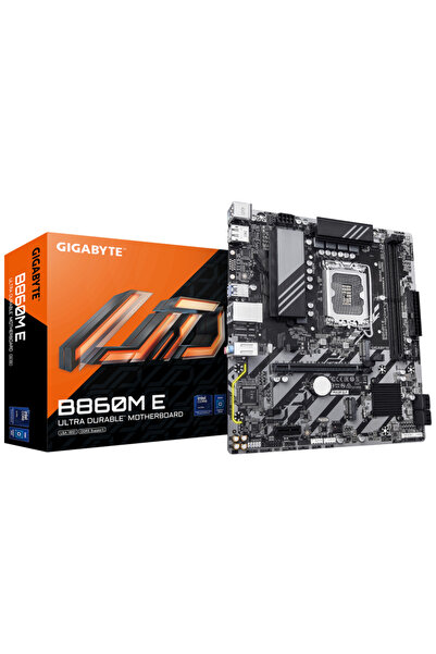 Gigabyte Placă de bază B860M E mATX, LGA1851, DDR5, M.2, LAN Gigabit